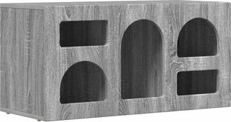 vidaXL TV Cabinet Grey Sonoma 80 x 35 x 40 cm Engineered Wood vidaXL