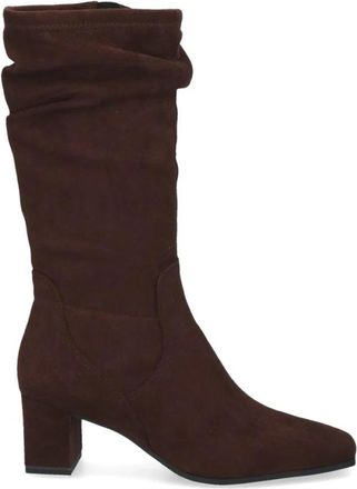 Caprice Lange Laarzen - Dames - Laarzen met Hak - Bruin - 41 EU - Schoenen