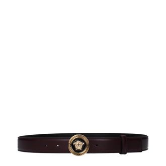 Versace Paarse Leren Regular Riem