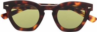 Ahlem tortoiseshell-effect tinted sunglasses - Brown