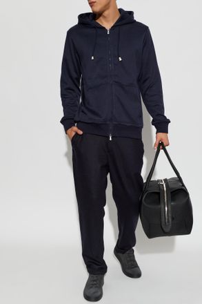 Eleventy Hoodie, Mens, Navy Blue