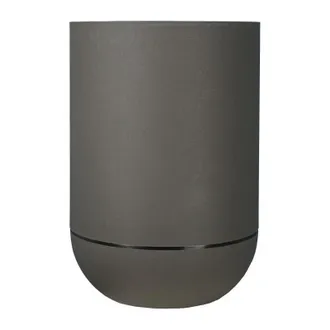 Riviera & Bar Riviera - Maceta Redonda Granit Tulipe - Pl&aacute;stico - Di&aacute;metro 50 Cm - Gris - Riss
