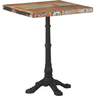 vidaXL Tavolo da Bistrot 60x60x76 cm in Legno Massello di Recupero - Vidaxl