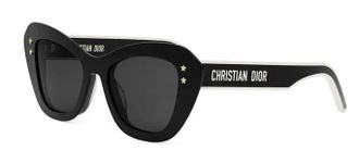 Dior DIORPACIFIC B3U Smoke Butterfly Ladies Sunglasses CD40163U 01A 52
