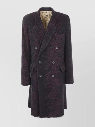 Uma Wang wool double-breasted coat