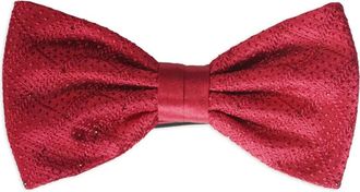 Stefano Ricci Vlinderdas verfraaid met kristallen - Rood