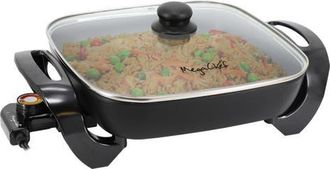 MegaChef 11.81 Inch Electric Skillet with Non-Stick Coating in Black at Nordstrom