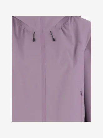 Save The Duck Womens Jacket With Hood Pink Recycled Polyester