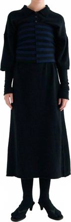 Rus Yoyogi Polo Dress In Black