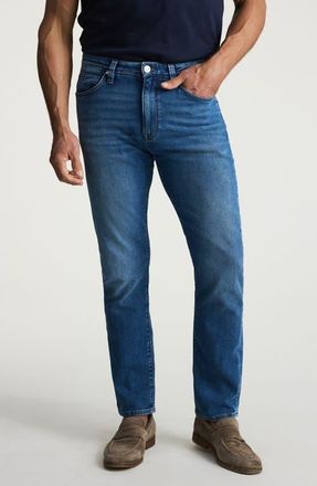 34 Heritage Courage Straight Leg Jeans in Mid Brushed Aerodeni at Nordstrom, Size 33 X 32