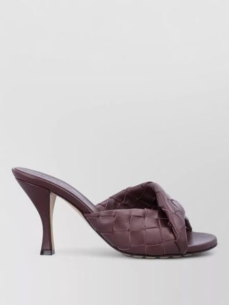 Bottega Veneta mules open toe woven design slip on