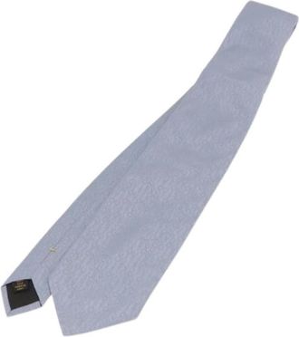 Louis Vuitton Pre-owned Necktie - Heren - Vintage Accessoires - Blauw - ONE Size - Vintage