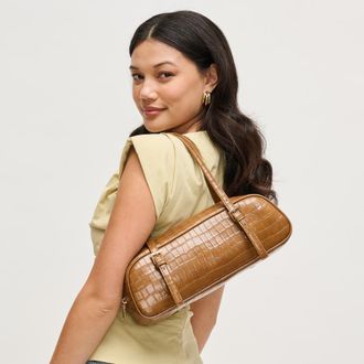 Urban Expression Athena Shoulder Bag in Cognac at Nordstrom