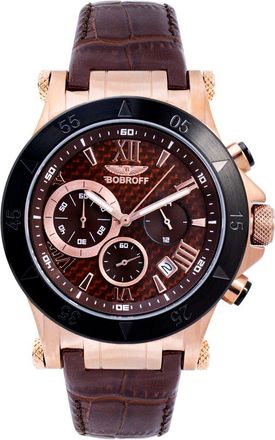 Bobroff Leather Mens Watch
