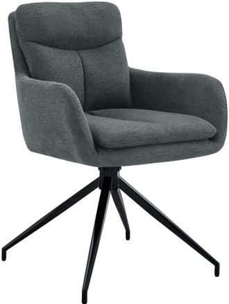 Clp Tela Para Silla De Comedor Somers Gris Oscuro