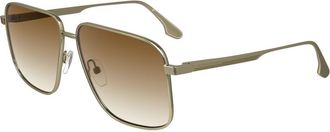 Victoria Beckham Gold Metal Womens Sunglasses