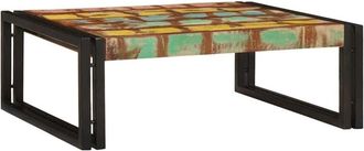 vidaXL Estante De Ba&ntilde;o 65 X 50 X 23 Cm Madera De Mango S&oacute;lida, Hierro Vidaxl