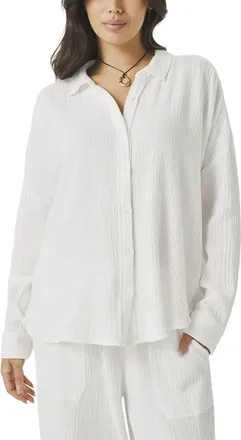 Splendid Ava Gauze Button Down