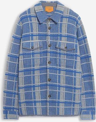 Guest In Residence Plaid Print Overshirt