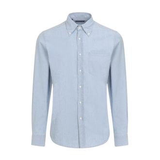 Ralph Lauren Casual Shirts, male, Blue, Size: XL Purple Label Sport Shirt