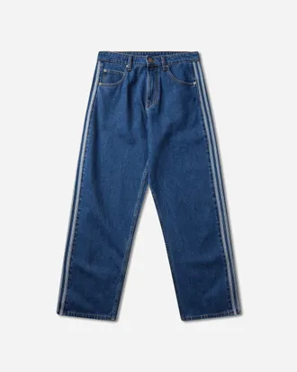 adidas Men s Firebird Adicolor Denim Pants Blue
