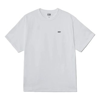 Obey T-Shirts, male, White, Size: XL Bold Eye Graphic Tee Shirt