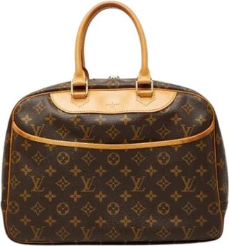 Louis Vuitton Pre-owned Vintage Handtas - Dames - Vintage Handtas - Bruin - ONE Size - Leer - Vintage