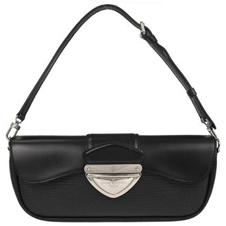Louis Vuitton Montaigne Epi Black Leather Handbag (Pre-Owned)