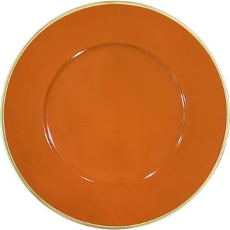 Anna Weatherley Annas Charger Plate in Blood Orange at Nordstrom