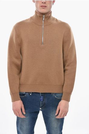 Bottega Veneta Cashmere-Blend Half-Zip Sweater size Xl