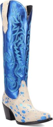 Dingo Take No Bull Knee High Western Boot in Blue at Nordstrom, Size 6.5