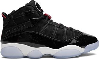 Nike Jordan 6 Rings Black/Gym Red/White sneakers - unisex - Leather - 11.5