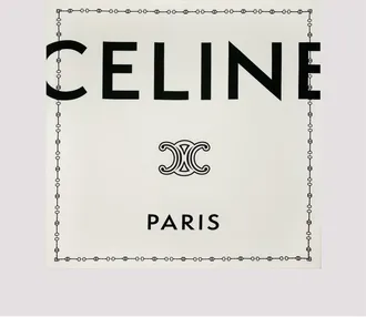 Celine vierkante sjaal van 90x90