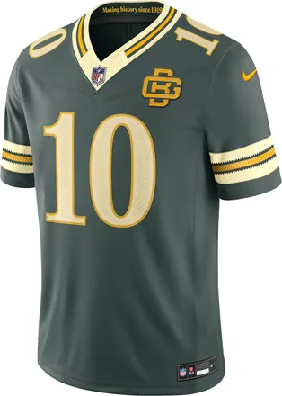 Nike Jordan Love Green Bay Packers Rivalries Collection Nike Mens Dri-FIT NFL Limited Jersey in Green | 37NM0JFI7TF-SER