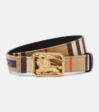Burberry EKD Burberry Check reversible belt