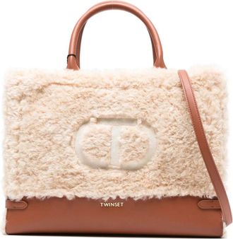 Twinset Mujer, Bolsos, Beige, Talla: ONE Size