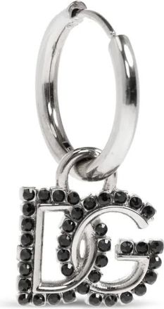Dolce & Gabbana Orecchino a cerchio DG - Argento