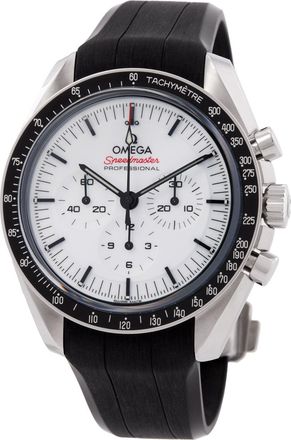 Omega Pre-owned Omega Speedmaster Chronograph Hand Wind Chronometer White Dial Mens Watch 310.32.42.50.04.001