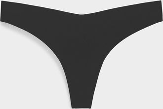 Miiyu Womens Dense laser-cut thong Recycled nylon