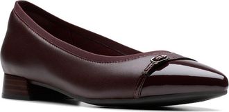Clarks Natalyn Dusk Leather Flat