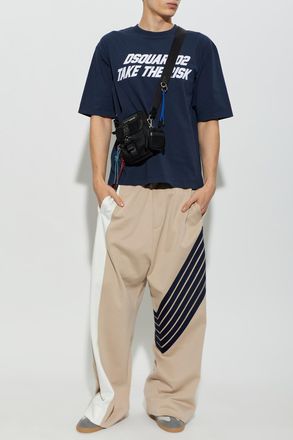 Dsquared2 Cotton Logo T-shirt, Mens, Navy Blue