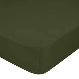 Happy Friday Bajera 100% algod&oacute;n verde oliva 180x200x32 cm (cama 180)