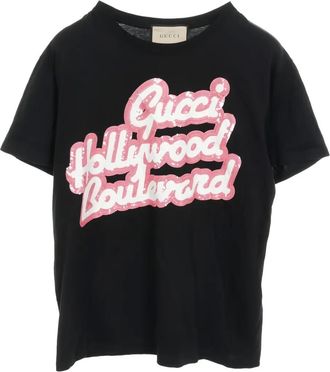 Gucci 2010s Hollywood Boulevard sequinned T-shirt - Black