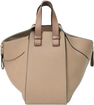 Loewe Pre-owned Shoulder Bag - Dames - Vintage Handtas - Beige - ONE Size - Leer - Vintage