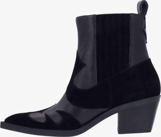 L'Amour Des Pieds Womens Veona Cowboy Boot In Black