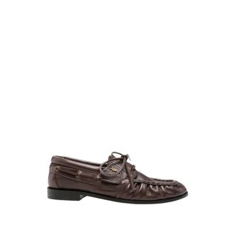Saint Laurent Heren, Schoenen, Bruin, Maat: 43 EU Leer