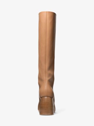 Michael Kors Kaitlin Leather Riding Boot