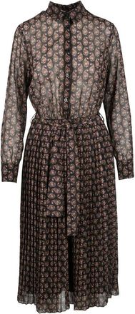 Think Black Polyester Dress