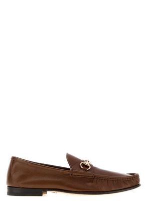 Gucci Brown Leather Loafers