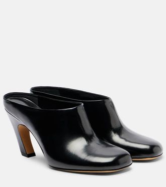 Le Monde Beryl Mica 80 leather mules